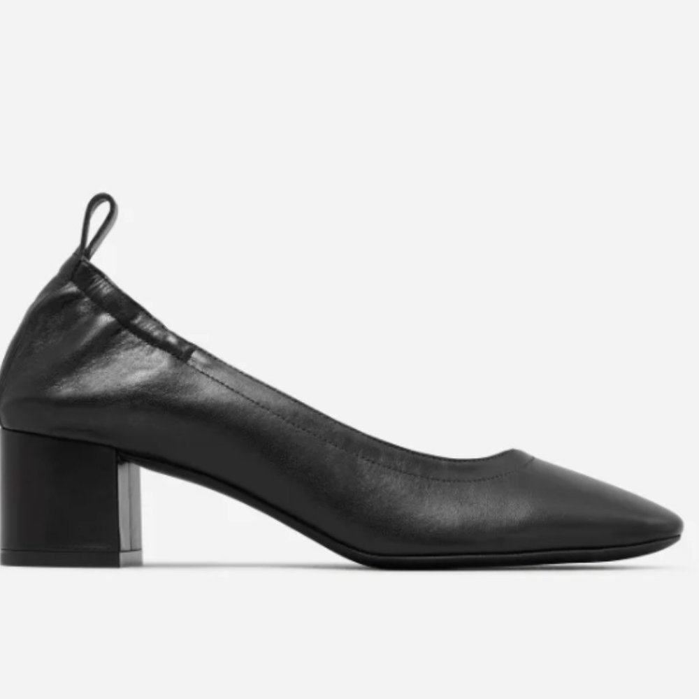 Everlane The Day Heel Italian Leather, Black (8)